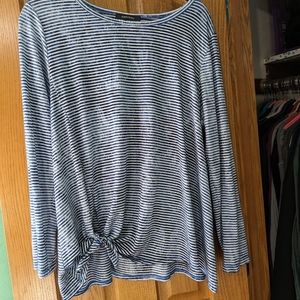 Karen Kane 1x striped top